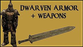 Skyrim Special Editon - How to Get FULL SET of Dwarven Armor + Weapons at LEVEL 1