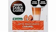 Nescafe Dolce Gusto Coffee Capsules, Caramel Latte Macchiato 48 Single Serve Pods, (Makes 24 Specialty Cups) 48 Count