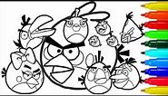 Angry Birds Coloring pages