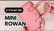 The Cutest PINK Coach Mini Rowan Bag 💗 Purse Unboxing