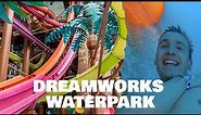 AMERICAS LARGEST INDOOR WATERPARK Waterslides POV, Dreamworks Waterpark, New York City