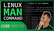 Using Linux Man Pages | Command Line Tips