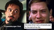Cheeseburger memes are going viral thanks to Avengers: Endgame's saddest scene