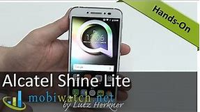 Alcatel Shine Lite Hands-on Video: Classy 5"-er With Finger-ID | Review