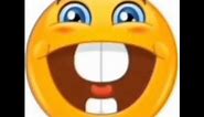 TikTok silly smiling emoji turning into sad goofy emoji with big teeth video