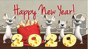 Happy New Year 2020! 🐭Funny Happy New Year of the Rat