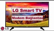 LG Smart TV İnternet (Modem) bağlantısı