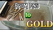 DIY Gold Recovery from cable pins, Full Process...