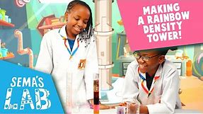 How To Make A Liquid Density Tower | Science Experiments for Kids | Sema's Lab | Super Sema