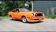 1978 Ford Mustang II King Cobra in Orange & 302 Engine Sound on My Car Story with Lou Costabile