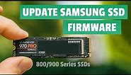 How to update Samsung SSD firmware with Samsung Magician (860/970/980 Series)