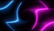 Pink Blue Neon Lights Motion Background Video 4K