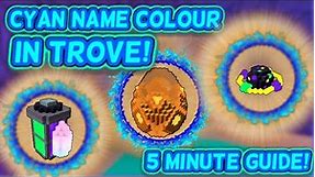 Guide To Get Cyan Name In Trove | 5 Minute Guides