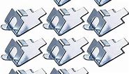 [10 PACK] Ultra Durable 920158 Freezer Shelf Clip Freezer Cooler Shelf Support Shelf Square Clips Stainless Steel Shelf Clip Replacement Part by BlueStars - Exact Fit For Refrigerators