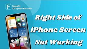 4 Ways to Fix Right Side of iPhone Screen Not Working