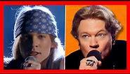 Guns N’Roses Axl Rose VOICE 🎤 Then and Now