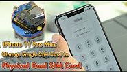 Convert E-Sim to Dual SIMs for US Version iPhone 11 Pro Max, Board Reform + Sim Slot Replace