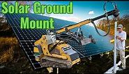 Solar Foundations | Installing A Solar Ground Mount.