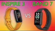 Fitbit Inspire 3 vs Amazfit Band 7 | Full Specs Compare Smartwatches