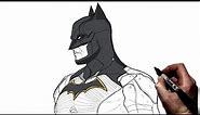 How To Draw Batman | Step By Step | Gotham Knights