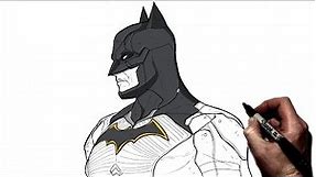 How To Draw Batman | Step By Step | Gotham Knights