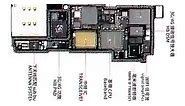 iPhone 13 series Motherboard components bitmaps.