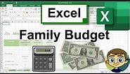 Creating a Family Budget with Excel