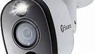 Swann Add-On DVR Bullet Security Camera System with Sensor Spotlight, 4K Ultra HD Video, Indoor or Outdoor Design, Dusk to Dawn Color Night Vision Plus True Detect™ Heat and Motion Detection