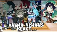 Anemo Visions react to Anemo Archon[Venti][Anemo Archon][Part 2?]