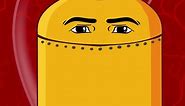 Emojis face masks : Gegagedigedagedago + Nikocado Avocado and Nuggets