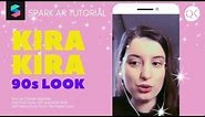 Spark AR Tutorial: Kira Kira Glitter Sparkle Filter with VHS Effect