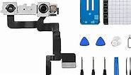 DGSCSMY for iPhone 11 Front Camera Replacement Repair Kit 12MP 6.1", iPhone11 OEM Facing Lens Module Part Structured Light Receiver Transmitter Connector Replace Fix Tools for A2111 A2223 A2221