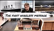 Using a 123 year old wireless telegraph machine! The first wireless tech in history!