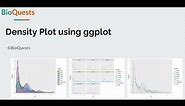 Density plot using ggplot2