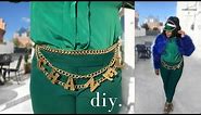 DIY | Chanel Inspired Chain Belt | RoxysGotMoxy