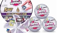 5 Surprise Mini Brands Series 3 Collector's Kit - Amazon Exclusive Mystery Capsule Real Miniature Brands by Zuru (3 Capsules + 1 Case),Multi