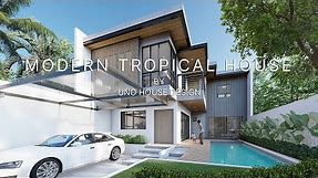 Modern Tropical House (10x12.5 meters on 200 sqm lot) | House Design