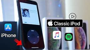 Turn iPhone into iPod Classic with this App