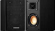 Starfavor Passive Bookshelf Speakers,2 Way Home Stereo Speakers,Passive Speakers Pair for Desktop Stereo or Home Theater Surround Sound,Boost Bass,4-inch woofer and 1.5" Aluminum Tweeter