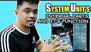 INTERNAL PARTS OF A SYSTEM UNIT AND IT'S FUNCTION