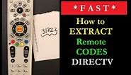 How to Get DIRECTV Codes From a Remote - 990 Code Extraction