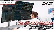 The Best Six 32-inch Monitor Trading Setup - Saving Space Boosting Productivity