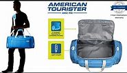 American Tourister Nylon 65 cms Blue Travel Duffle Bag