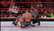 John Cena suffers injury against Mr. Kennedy: Raw, October 1, 2007