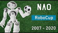 NAO evolution 2007 - 2020 at the RoboCup Soccer!