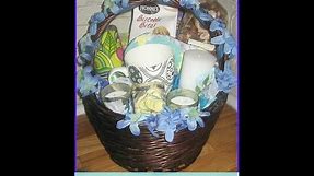 how to make an easy wedding gift basket/ DIY gift baskets