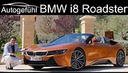 BMW i8 Roadster FULL REVIEW - the unconventional supercar convertible - Autogefühl
