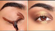 3 Beginner Friendly GOLD Eyeshadow Looks in 5 Minutes or Less!
