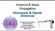 Lec 4.1: Monopole and Dipole Antenna