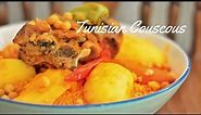 Traditional method of Tunisian Couscous